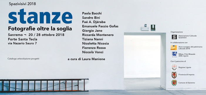 Sanremo: domani mattina a Santa Tecla l'inaugurazione della mostra ‘Stanza – Fotografie oltre la soglia’