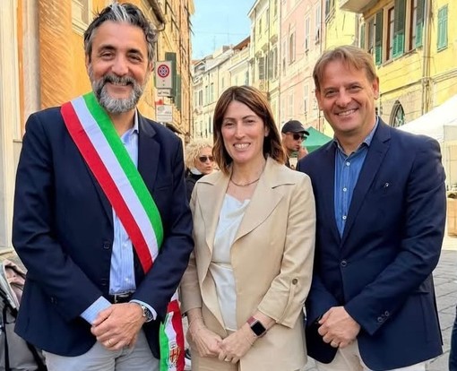 Mario Conio, Chiara Cerri e Marco Scajola Mario Conio, Chiara Cerri e Marco Scajola