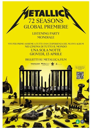 Sanremo, global premiere: al Cinema Ritz il film evento dei Metallica Sanremo, global premiere: al Cinema Ritz il film evento dei Metallica