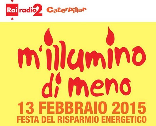 Anche Camporosso aderisce all’iniziativa “Mi illumino di meno” proposta dalla trasmissione 'Caterpillar' Anche Camporosso aderisce all’iniziativa “Mi illumino di meno” proposta dalla trasmissione 'Caterpillar'