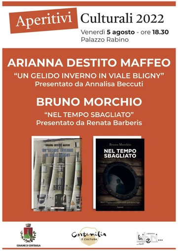 Cuneo: a Cortemilia un nuovo e ricco aperitivo culturale con i libri di Arianna Destito Maffeo e Renata Barberis