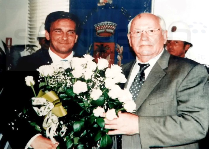 Mikhail Gorbaciov e Marco Lupi Mikhail Gorbaciov e Marco Lupi