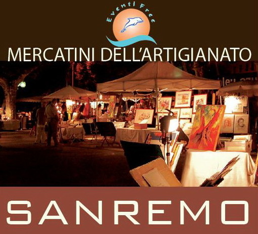 Sanremo: sabato e domenica in piazza Borea d'Olmo e via Mameli il Mercatino dell'Artigianato