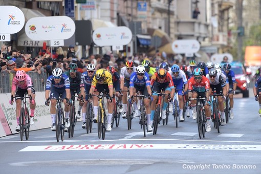 Arrivo della Milano-Sanremo 2024 Arrivo della Milano-Sanremo 2024