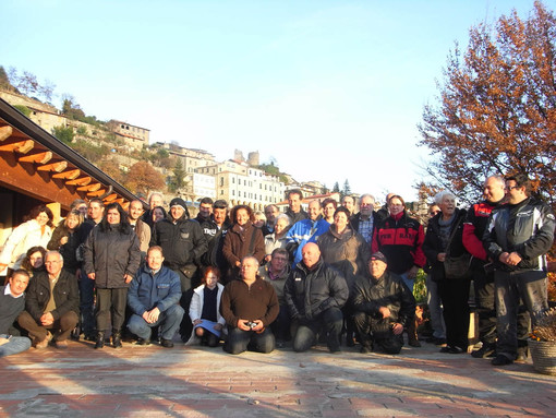 Triora: 60 soci del Moto Club Valle Argentina domenica scorsa per il classico 'Pranzo sociale'