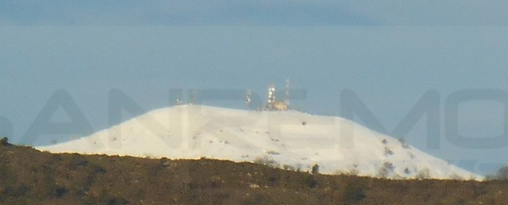 Il monte Faudo innevato Il monte Faudo innevato