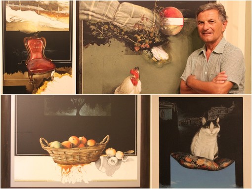 Sergio Saccomandi e le sue opere in mostra al Casinò