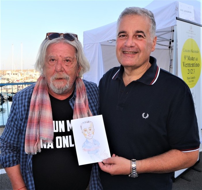 Sanremo MareCultura: centinaia le vignette realizzate in diretta da Tiziano Riverso. (FOTO)