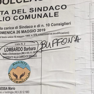 Dolceacqua: offese sui manifesti elettorali al candidato a Sindaco Barbara Lombardo &quot;Sono davvero amareggiata!&quot;