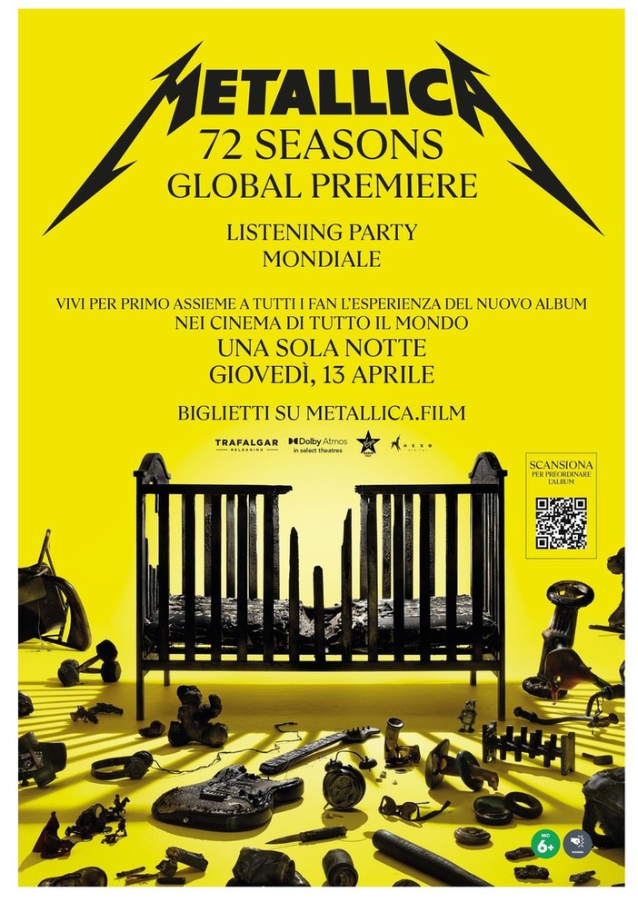 Sanremo, global premiere: al Cinema Ritz il film evento dei Metallica Sanremo, global premiere: al Cinema Ritz il film evento dei Metallica