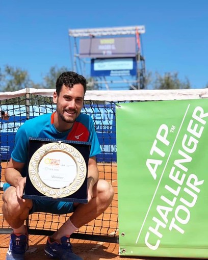 Il tennista sanremese Gianluca Mager Il tennista sanremese Gianluca Mager