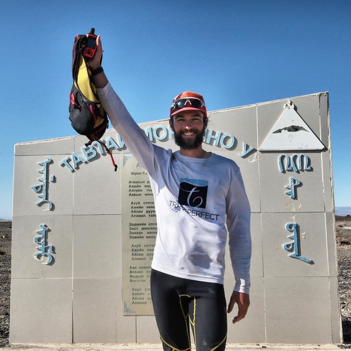 Michele Graglia al traguardo