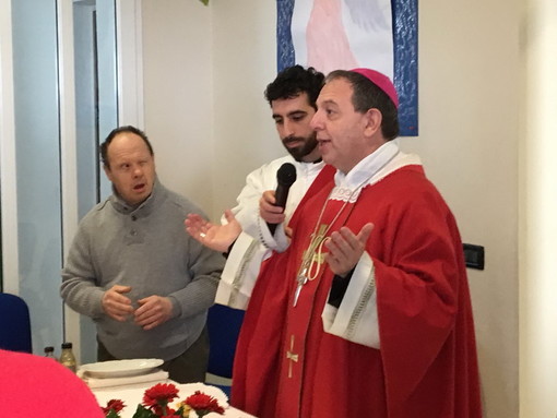 Sanremo: celebrata questa mattina dal Vescovo Suetta la Messa di inizio anno al Centro 'Il Gabbiano' (Foto)