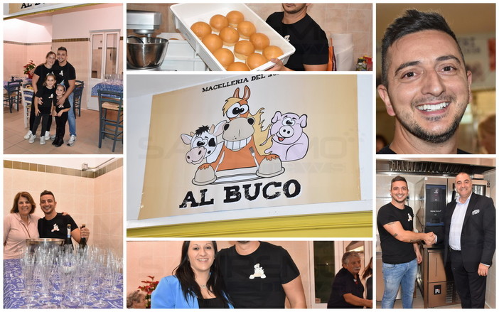Bordighera, la Macelleria Del Sole al mercato coperto si amplia con l’apertura di “Al Buco” (Foto e Video) Bordighera, la Macelleria Del Sole al mercato coperto si amplia con l’apertura di “Al Buco” (Foto e Video)