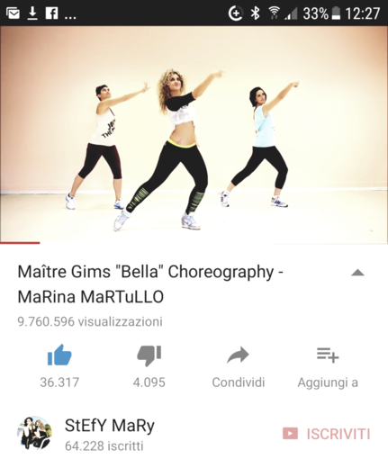 Oltre 4 milioni di visualizzazioni su Youtube per le coreografie di Zumba dell'ospedalettese Marina Martullo