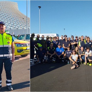 Assistenza e sicurezza al Giubileo, un volontario della Protezione civile di Ventimiglia a Roma (Foto)