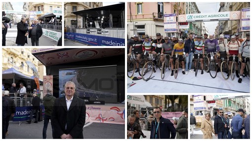 Milano-Sanremo 2024: mentre la gara sta per entrare nel vivo in via Roma anche Nibali e l'arbitro Massa Milano-Sanremo 2024: mentre la gara sta per entrare nel vivo in via Roma anche Nibali e l'arbitro Massa
