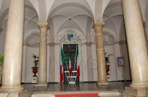L'ingresso di Palazzo Borea d'Olmo