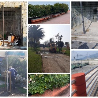 Ventimiglia: manutenzione a tutto tondo sul territorio attraverso diversi interventi, Scullino "Cura dei particolari"