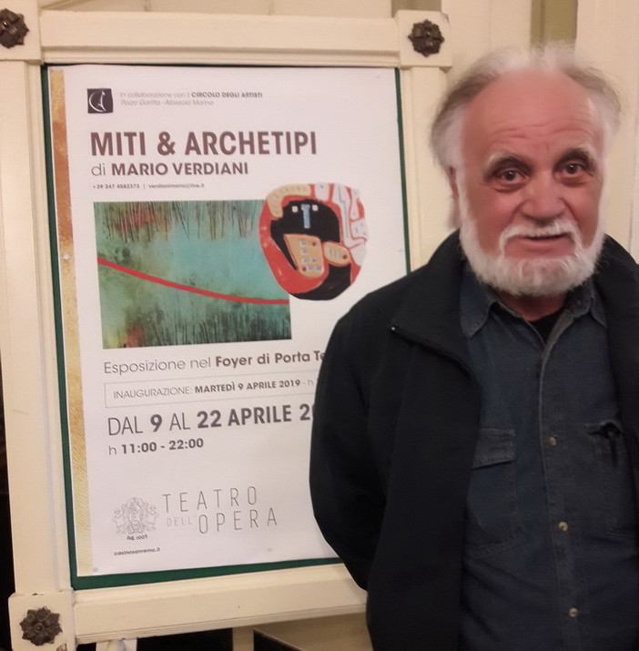 Sanremo: inaugurata ieri la mostra ‘Miti &amp; Archetipi’ di Mario Verdiani in esposizione al Casinò fino al 22 aprile