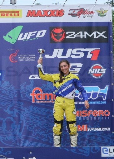 Motocross: grande prestazione e terzo posto nella '2 Tempi' per l'atleta di Castellaro Marta De Giovanni