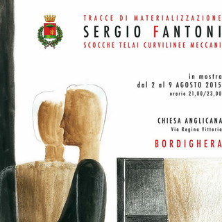 Bordighera: alla ex chiesa Anglicana dal 2 al 9 agosto la prima mostra di Sergio Fantoni