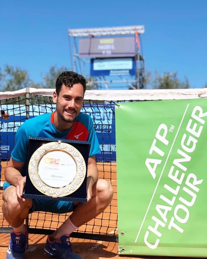 Il tennista sanremese Gianluca Mager Il tennista sanremese Gianluca Mager