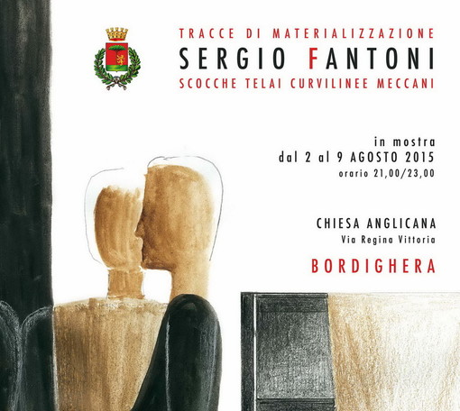Bordighera: alla ex chiesa Anglicana dal 2 al 9 agosto la prima mostra di Sergio Fantoni