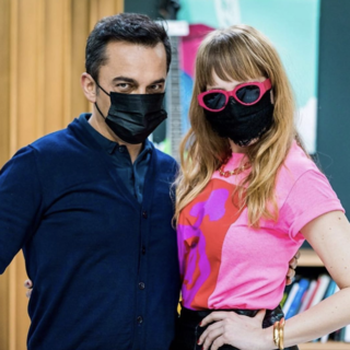 Nicola Savino e Myss Keta (foto da Radio Deejay)