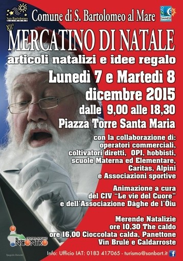 San Bartolomeo al Mare: pronto il calendario degli eventi per le festività natalizie
