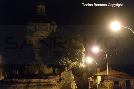 Sanremo: ieri tanti black-out' di corrente elettrica, stanotte anche la Madonna della Costa era al buio