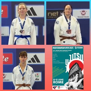 Judo Club Sakura di Arma di Taggia protagonista al Mediterranean Ju Jitsu Open 2025 Judo Club Sakura di Arma di Taggia protagonista al Mediterranean Ju Jitsu Open 2025