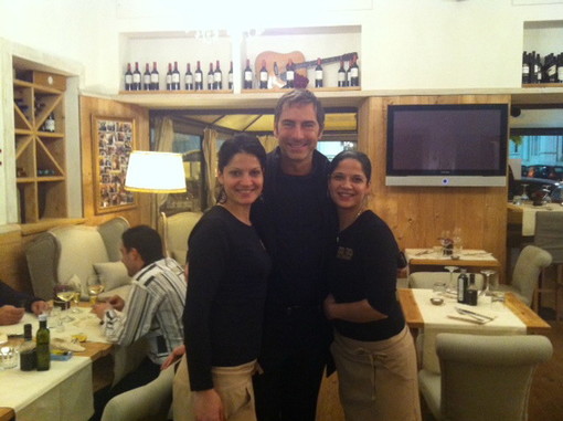 Sanremo: in attesa del via alla 'Vita in diretta' Marco Liorni al ristorante 'Buena Vista' Sanremo: in attesa del via alla 'Vita in diretta' Marco Liorni al ristorante 'Buena Vista'