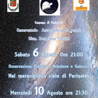 Perinaldo: all’Osservatorio doppio appuntamento per riscoprire le bellezze del nostro cielo Perinaldo: all’Osservatorio doppio appuntamento per riscoprire le bellezze del nostro cielo
