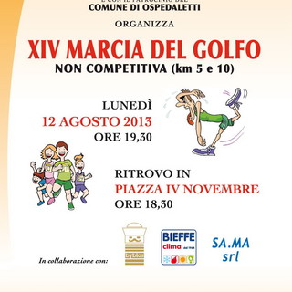 Ospedaletti: lunedì 12 agosto, al via la XIV 'Marcia del Golfo organizzata dall'Asd Sci Club