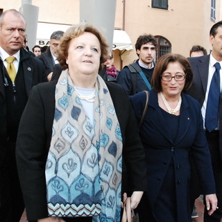 Imperia: arrivato il Ministro Cancellieri per l'incontro su economia e legalità di Confindustria