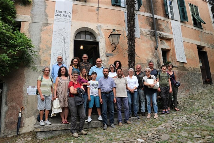 L'inaugurazione della mostra dedicata a Libereso L'inaugurazione della mostra dedicata a Libereso