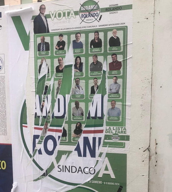 Dopo il PD strappati nella notte anche i manifesti del movimento civico ‘Andiamo!’