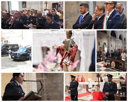 Sanremo: oggi a San Siro celebrata la Messa per San Basilide protettore della Polizia Penitenziaria (Foto)