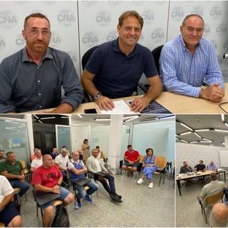 Le immagini dalla sede di CNA a Sanremo