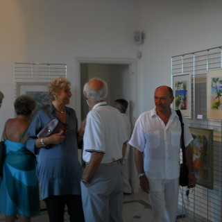 Ventimiglia: ieri pomeriggio il vernissage della mostra di Osvaldo Viale ai Giardini Hanbury