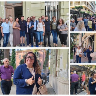 Bordighera festeggia il neo sindaco Marzia Baldassarre (Foto e video)