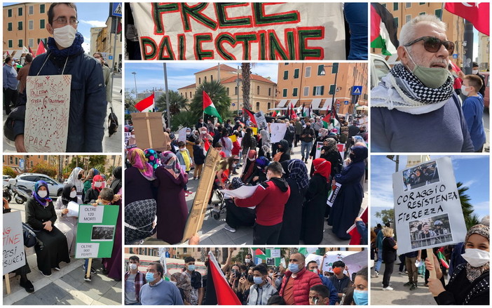 Imperia: uomini, donne e bambini in piazza per dire 'no' alla guerra israelo-palestinese (Foto e Video) Imperia: uomini, donne e bambini in piazza per dire 'no' alla guerra israelo-palestinese (Foto e Video)