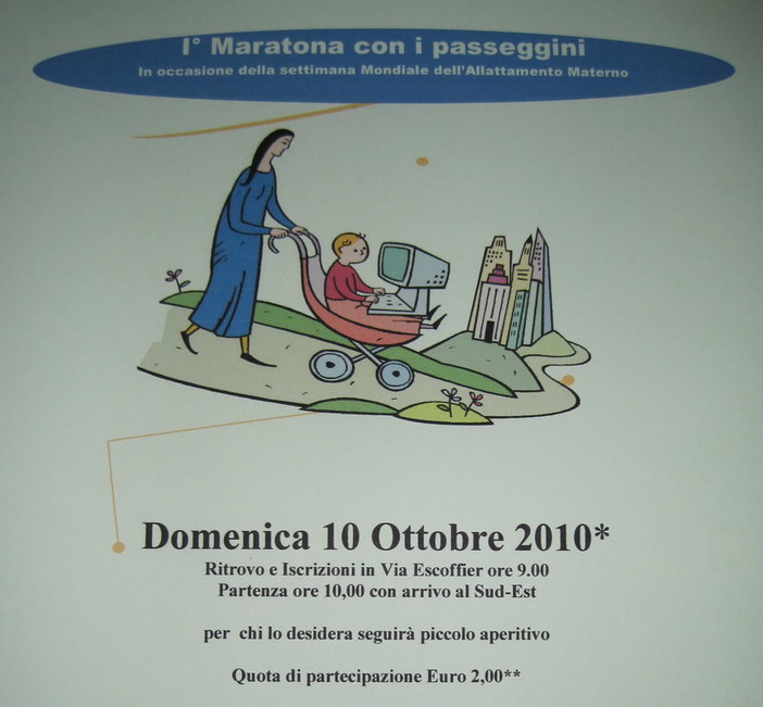 Sanremo: un gruppo di mamme organizza la 'Maratona dei Passeggini'