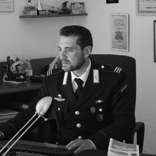 Il comandante della caserma di Triora, il maresciallo Giuseppe Panetta