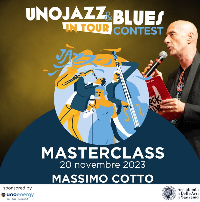 Sanremo: lunedì all’Accademia di Belle Arti tornano le Masterclass di Unojazz&blues Sanremo: lunedì all’Accademia di Belle Arti tornano le Masterclass di Unojazz&blues