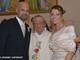 Il presidente dell’A.N.C. di Sanremo Marcello Coppola e l'avvocato Claudia Rodini oggi sposi