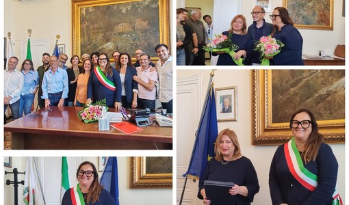 Bordighera, Marzia Baldassarre si insedia come sindaco: "Una grande emozione" (Foto e video)