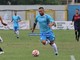Marco Spinosa in azione con la maglia della Sanremese: il centrocampista passa al Prato Marco Spinosa in azione con la maglia della Sanremese: il centrocampista passa al Prato