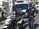 Il motorino ritrovato dagli agenti in piazza Eroi